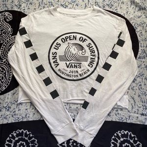 Vans Long Sleeve Crop Top